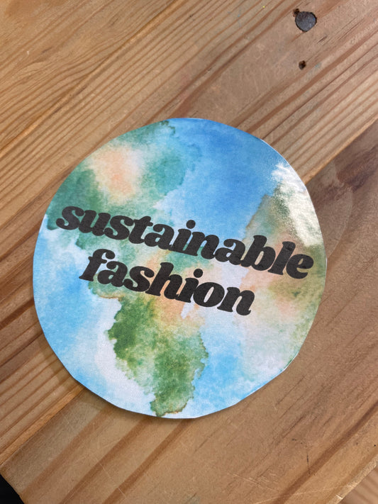 Sustainable Fashion Sticker
