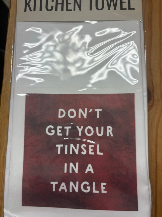 Tinsel- Towel (Christmas)