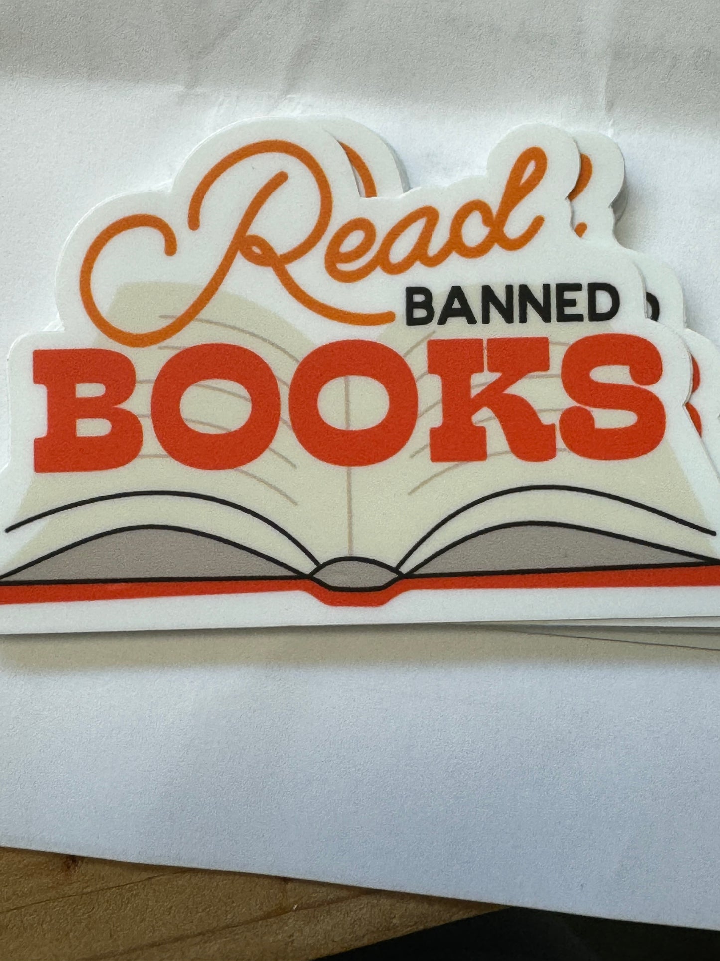 Read Banned Books Sticker