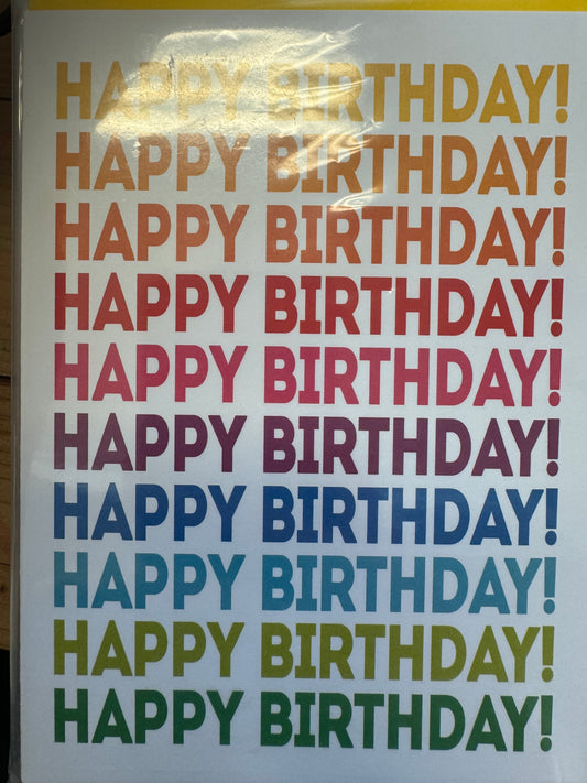 Birthday Repeat Card