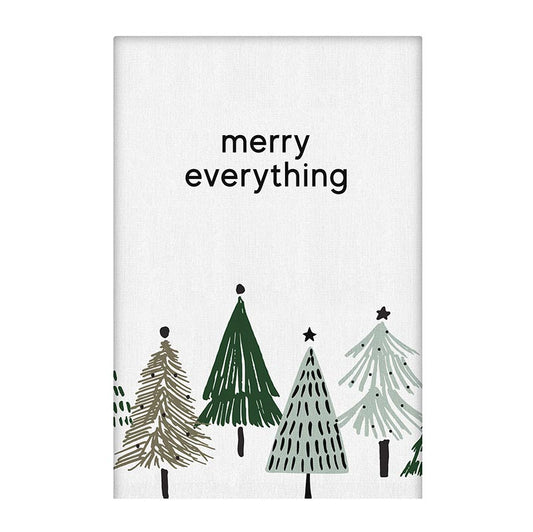 Santa Barbara- Merry Everything Holiday Tea Towel