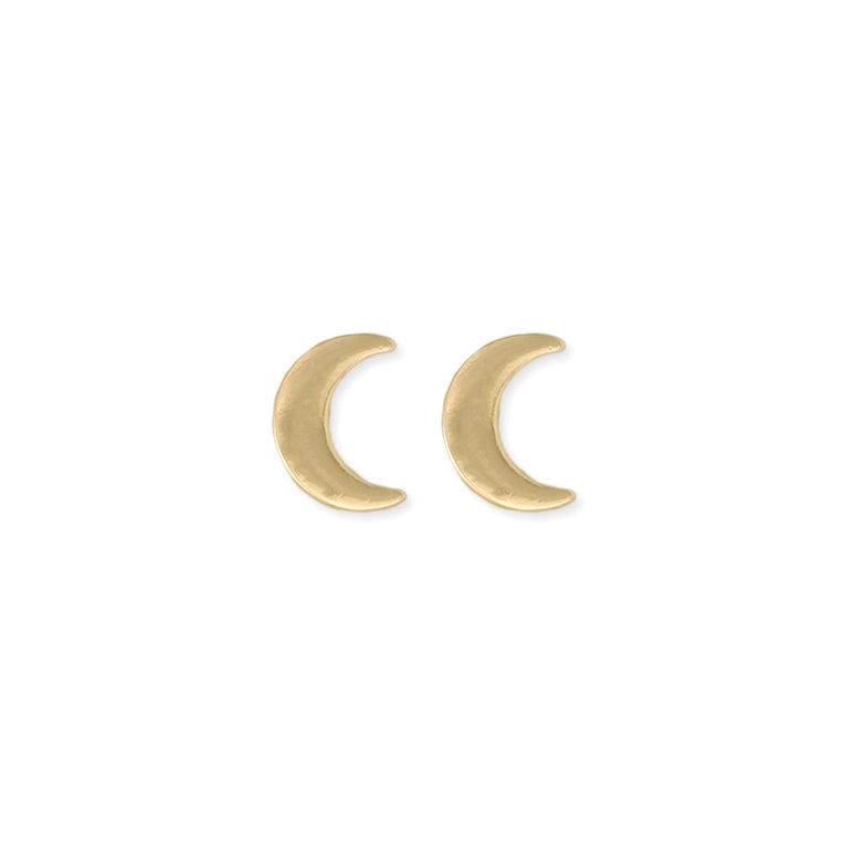 Literary Quotes Crescent Moon Earrings