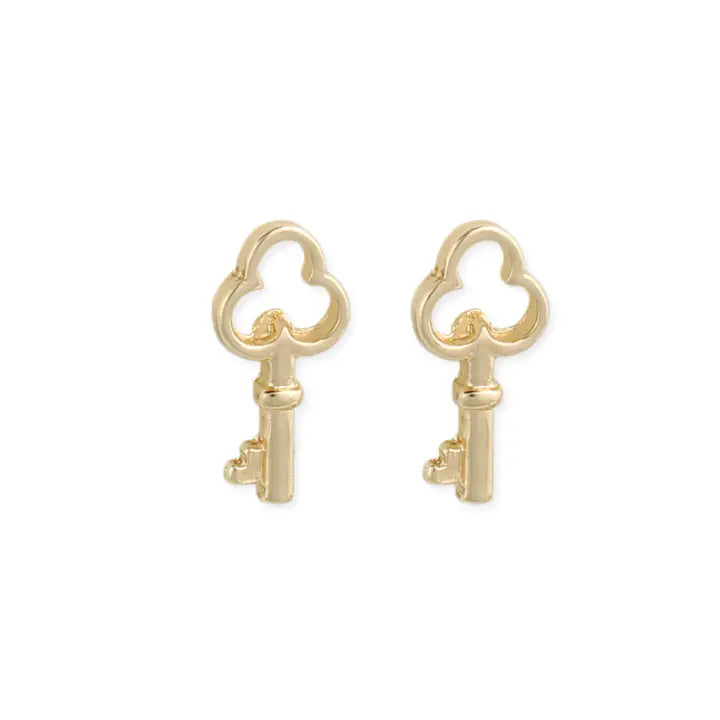 Literary Quotes Book Key Post Earrings