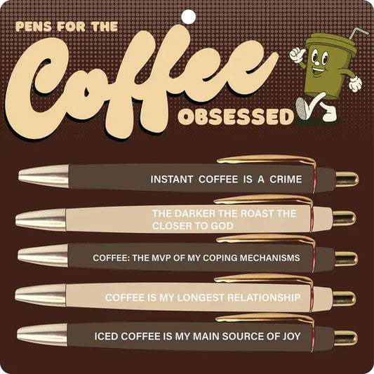 Coffee Obsessed Pens