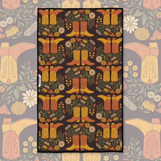 Bloom Boots Flower Towel