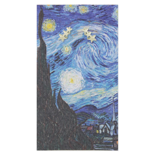 Starry Night Fine Art Star Earrings