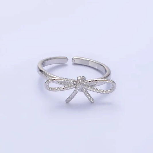 Silver Bow Ring