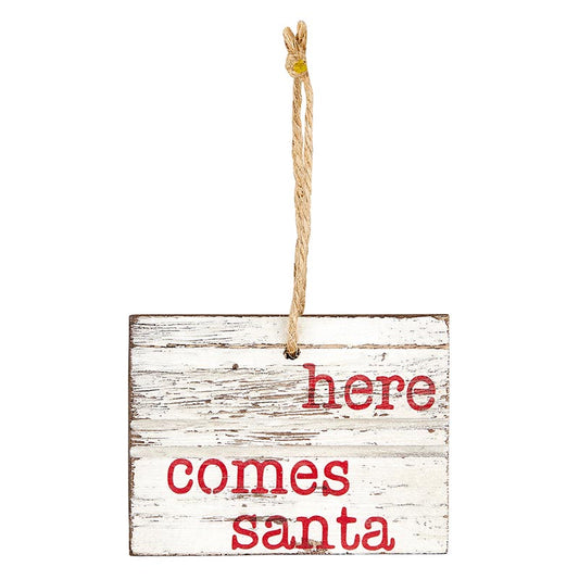 Santa Barbara- Here Comes Santa Ornament