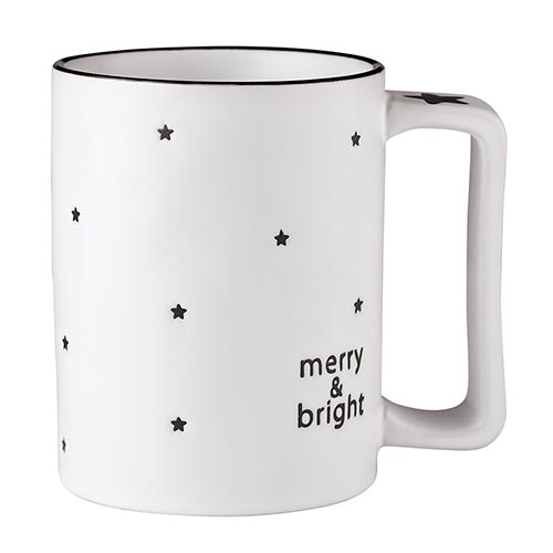 Santa Barbara- Merry & Bright 16oz Santa Barbara Mug