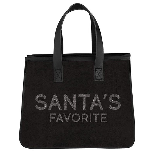 Santa Barbara- Canvas Tote- Santas Favorite