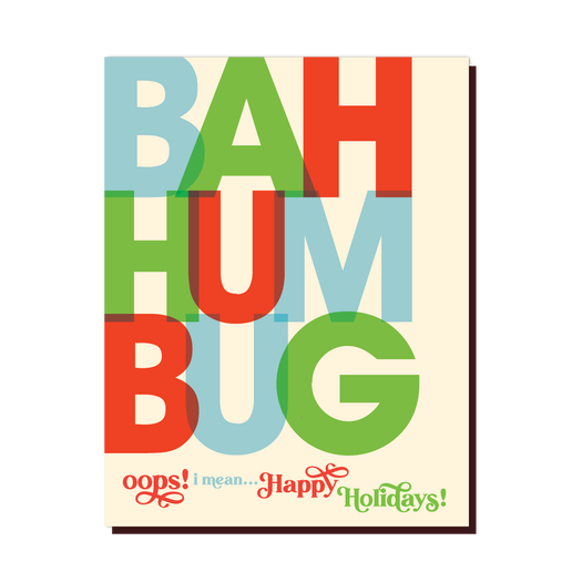 OffensiveDelightful - BAH HUM BUG Card