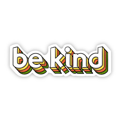 Be Kind Lettering Sticker