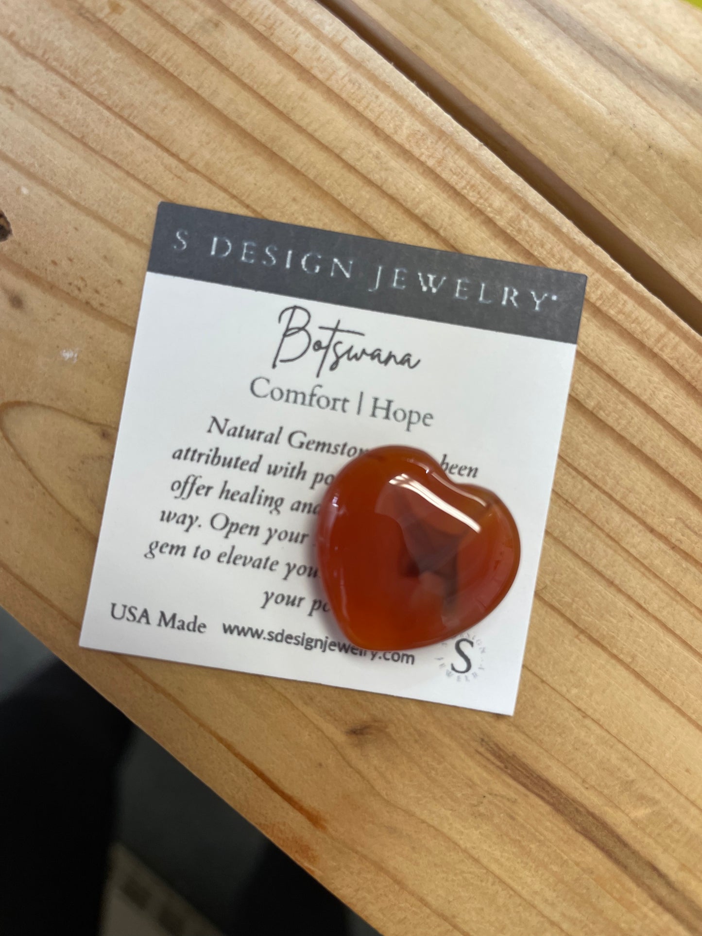 S Design- Pocket Heart Botswana