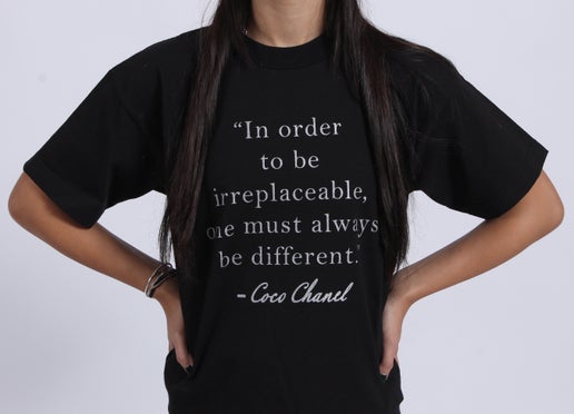 Chanel Quote Tee