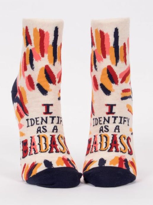 I Identify As A Badass - Ankle Socks