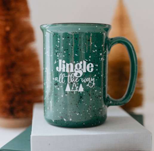 Jingle All the Way Tall Fair Trade Campfire Mug