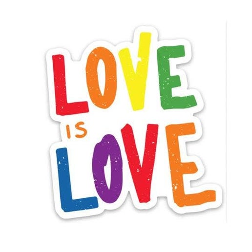 Love is Love Sticker - Block Lettering