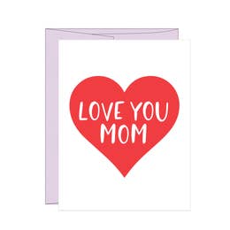 Love You Mom Mother's Day Card
