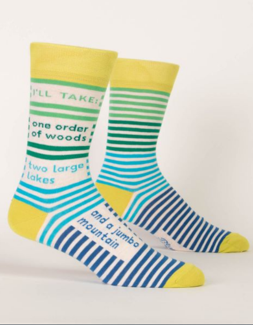 One Order Of Woods Men's Crew Socks