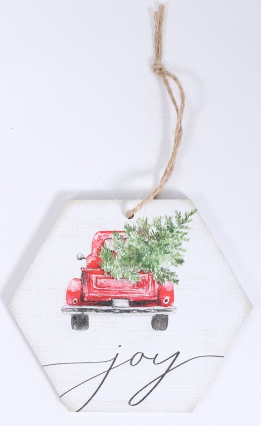 Sincere Surroundings - Joy: Red Truck Ornament