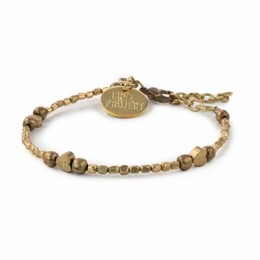 Love Is Project - Gia Golden Heart Bracelet