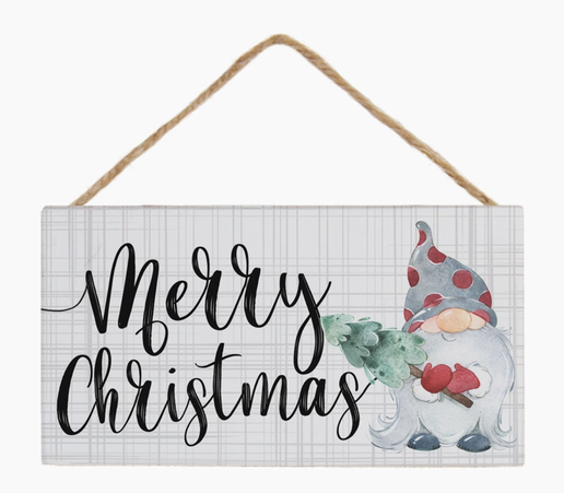 Sincere Surroundings - Merry Christmas Gnome Sign