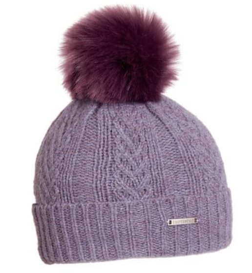 Recycled Lindsey Beanie-  Amethyst