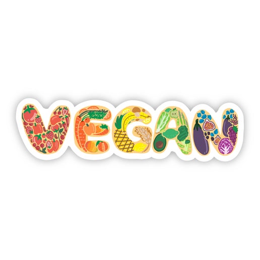 Vegan Lettering Sticker