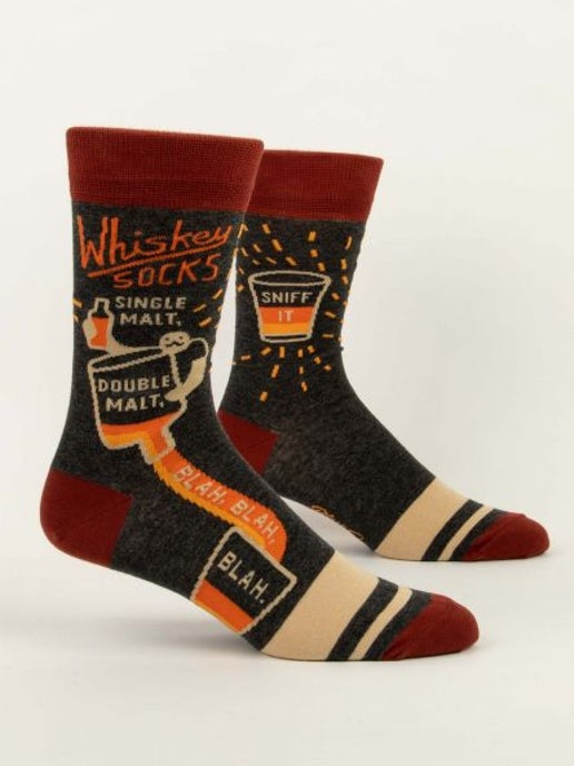 Whiskey Socks- Men's Crew Socks